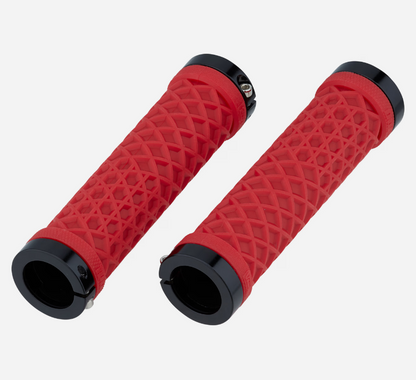 ODI Vans Edition Lock-On Grips Bright Red