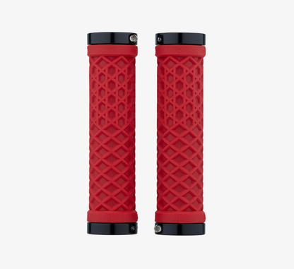 ODI Vans Edition Lock-On Grips Bright Red