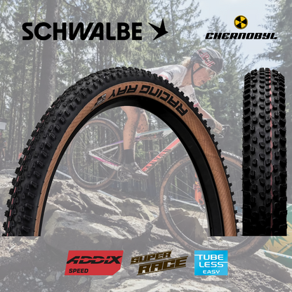 SCHWALBE Racing Ray EVO ADDIX Speed SuperRace TLE Transparent Skin