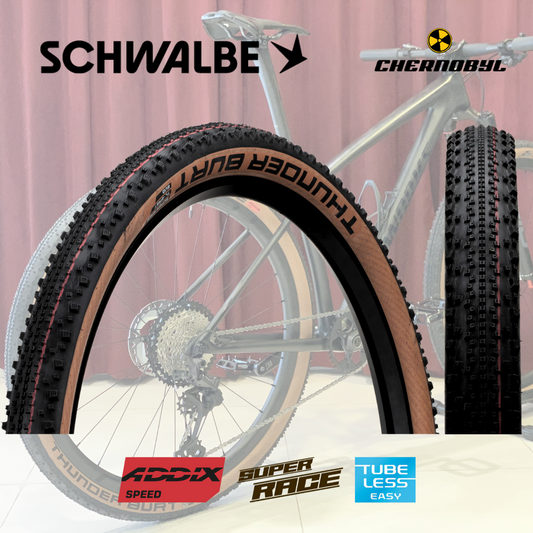 SCHWALBE Thunder Burt EVO ADDIX Speed Super Race TLE Transparent Skin