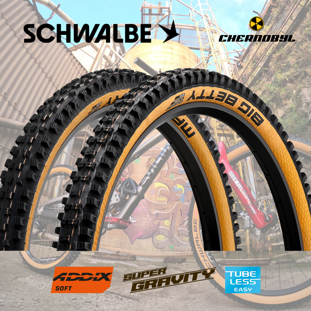 (Set de cubiertas) SCHWALBE Magic Mary / Big Betty EVO ADDIX Soft SuperGravity TLE Classic Skin