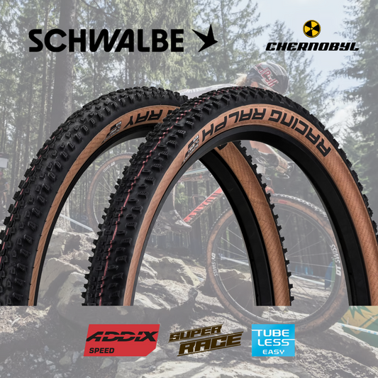 (Set de cubiertas) SCHWALBE Racing Ray / Racing Ralph EVO Super Race TLE Transparent Skin