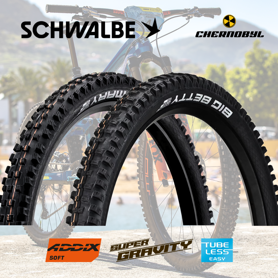 Set de cubiertas - SCHWALBE Magic Mary 29" / Big Betty 27.5" EVO ADDIX Soft SuperGravity TLE Black