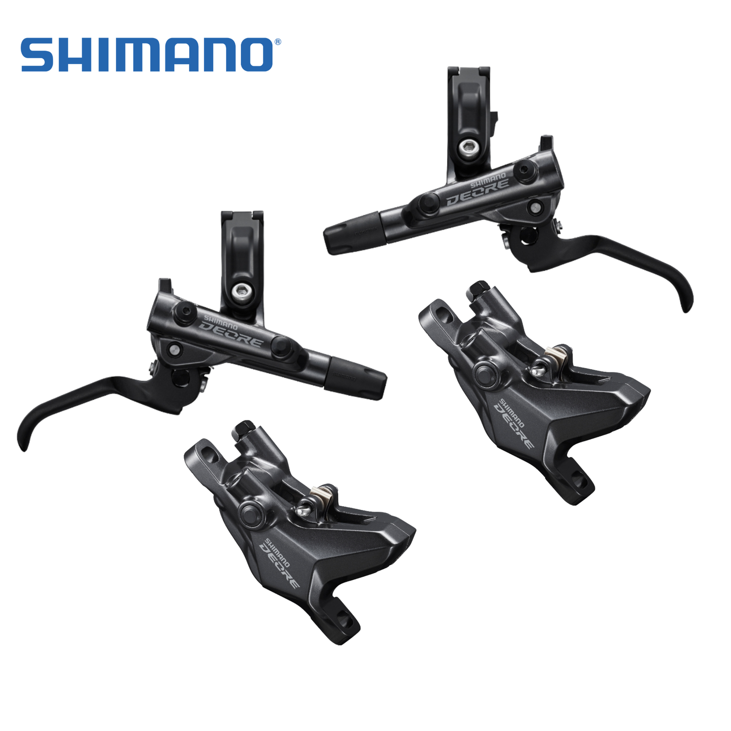 SHIMANO Deore BR-M6100 - Set de Frenos Hidráulicos