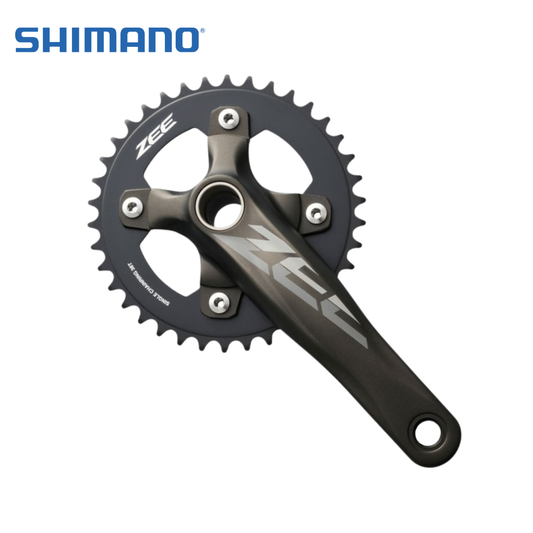 SHIMANO Zee FC-M645, 165mm, BB 83mm, Incluye Bottom Bracket, Sin Plato - Bielas