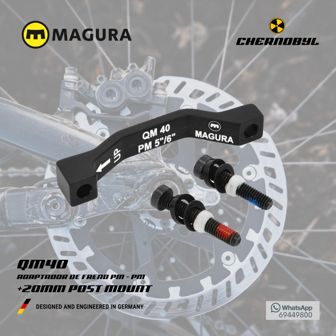 MAGURA +20mm QM40 Post Mount - Adaptador de disco de freno