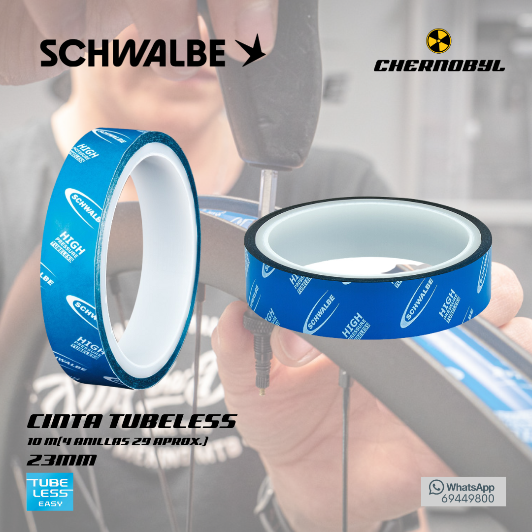 Cinta Tubeless SCHWALBE 10 metros - 23 mm