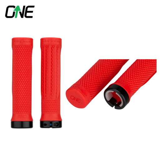 ONEUP Components Grips Red Lock-On