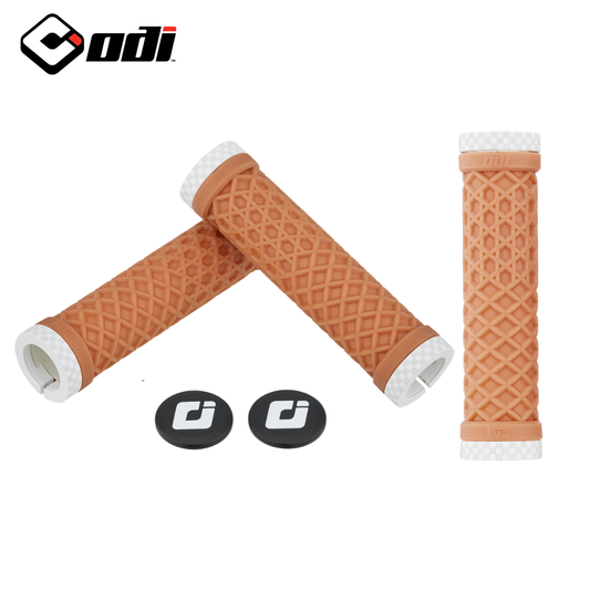 ODI Vans Edition Lock-On Grips Classic Gum White